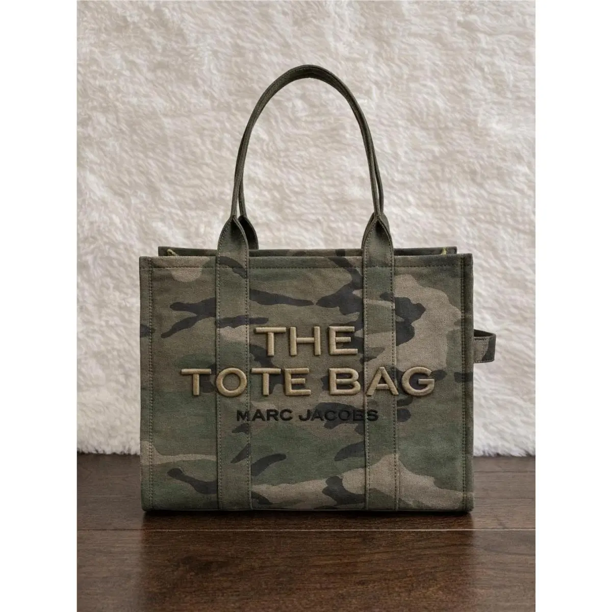 The Camo Jacquard Large Tote Bag - Camo Multi by Marc Jacobs