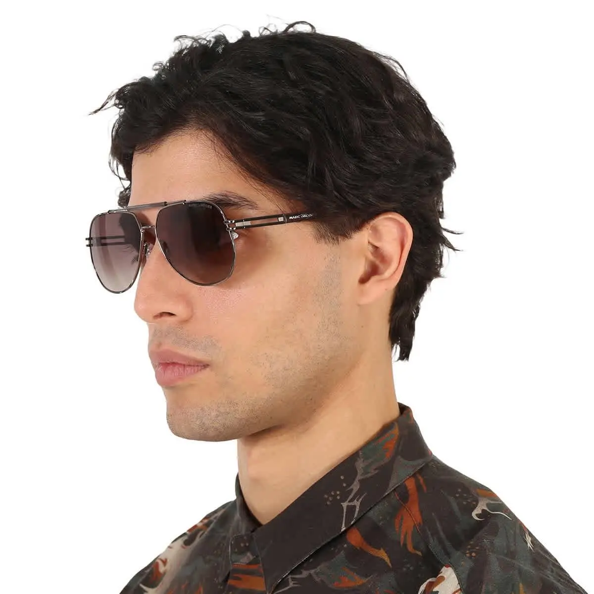 Brown Gradient Pilot Men`s Sunglasses Marc 673/S 0KB7/HA 61 by Marc Jacobs