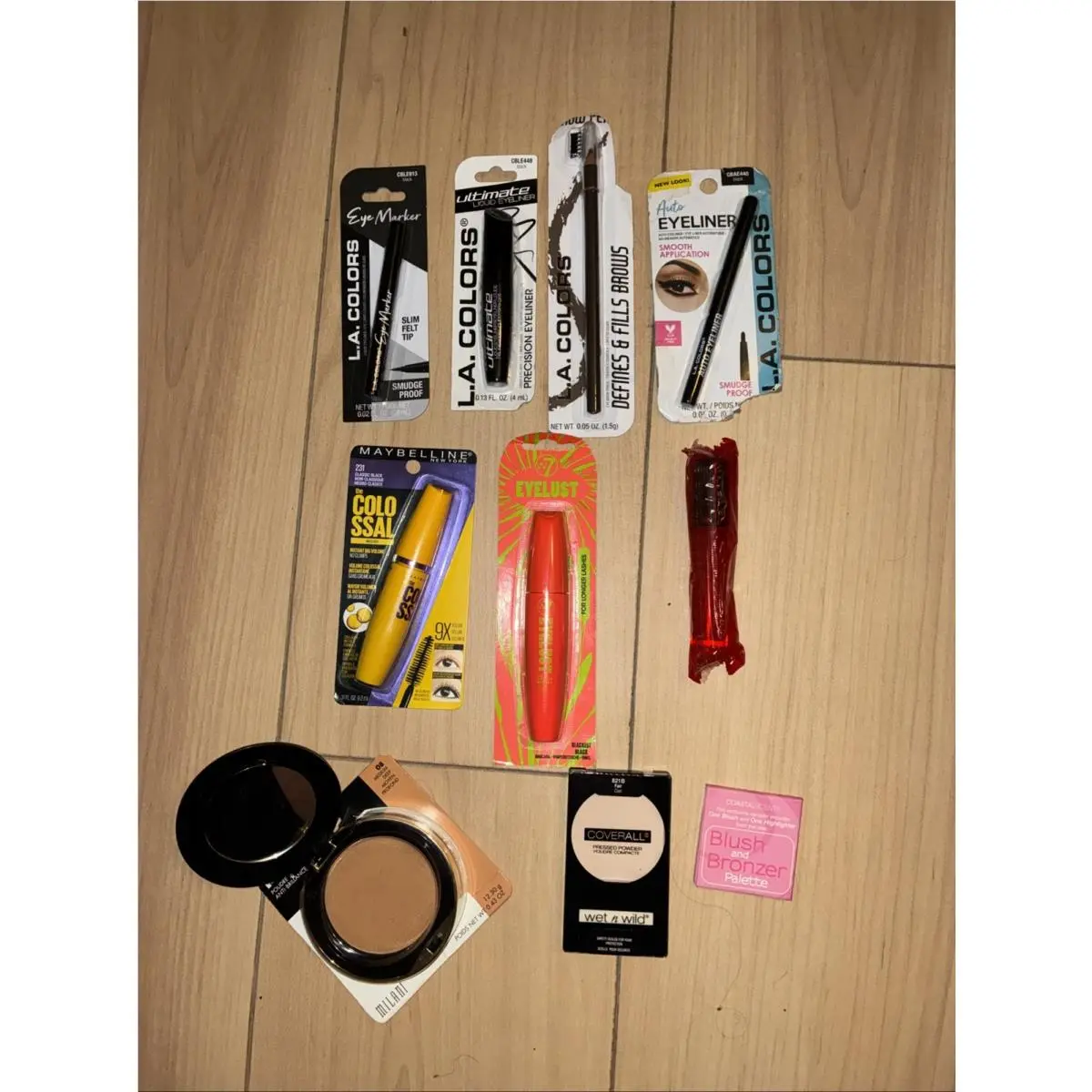 Makeup Mixed Lot L.a. Colors Revlon Coverall Milani Maybelline Waterproof