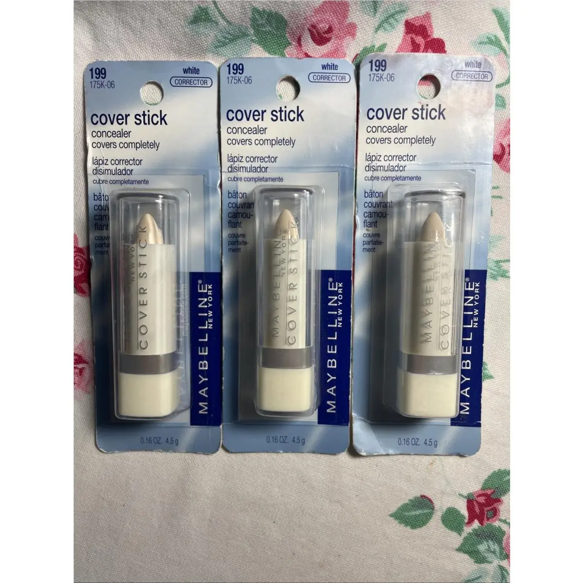 Maybelline White New York Cover Stick Concealer 199 White 175K-06 lot3