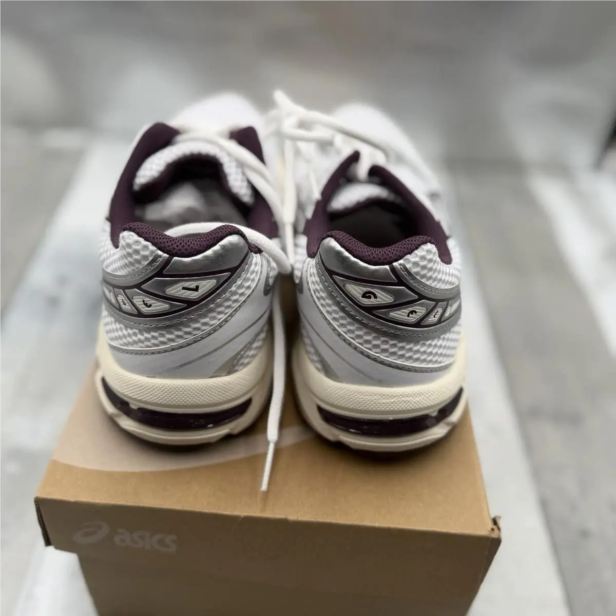 Asics shoes - ASICS GEL-Run - 1202A518 - White / Purple / Silver 1