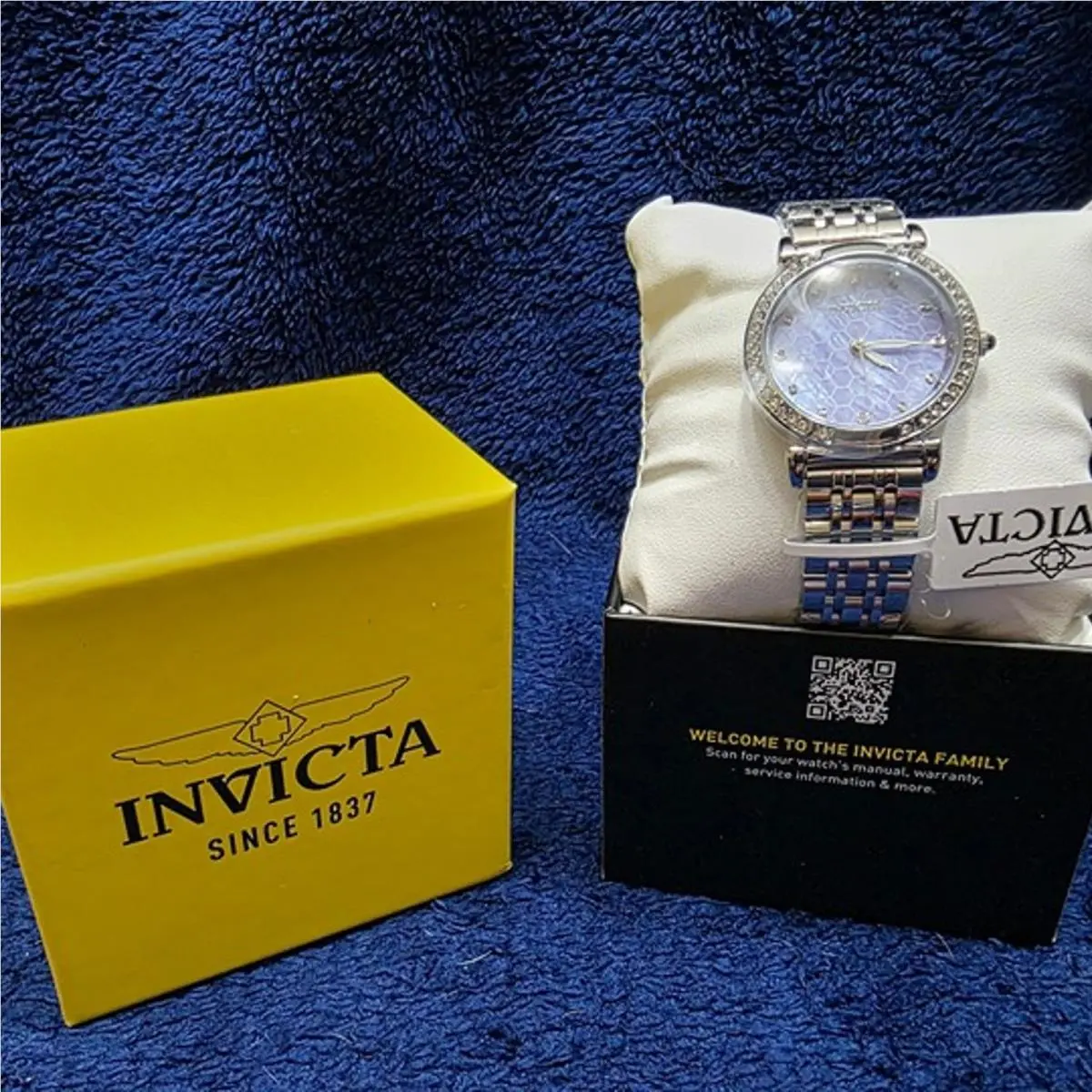 Wildflower Women`s Watch 32mm Silver Case/lilac Face 69291 by Invicta