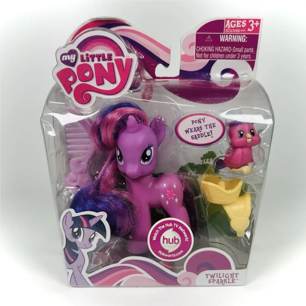 Hasbro MY Little Pony 2010 Twilight Sparkle G4 Saddle Bird Brushable Mlp Fim