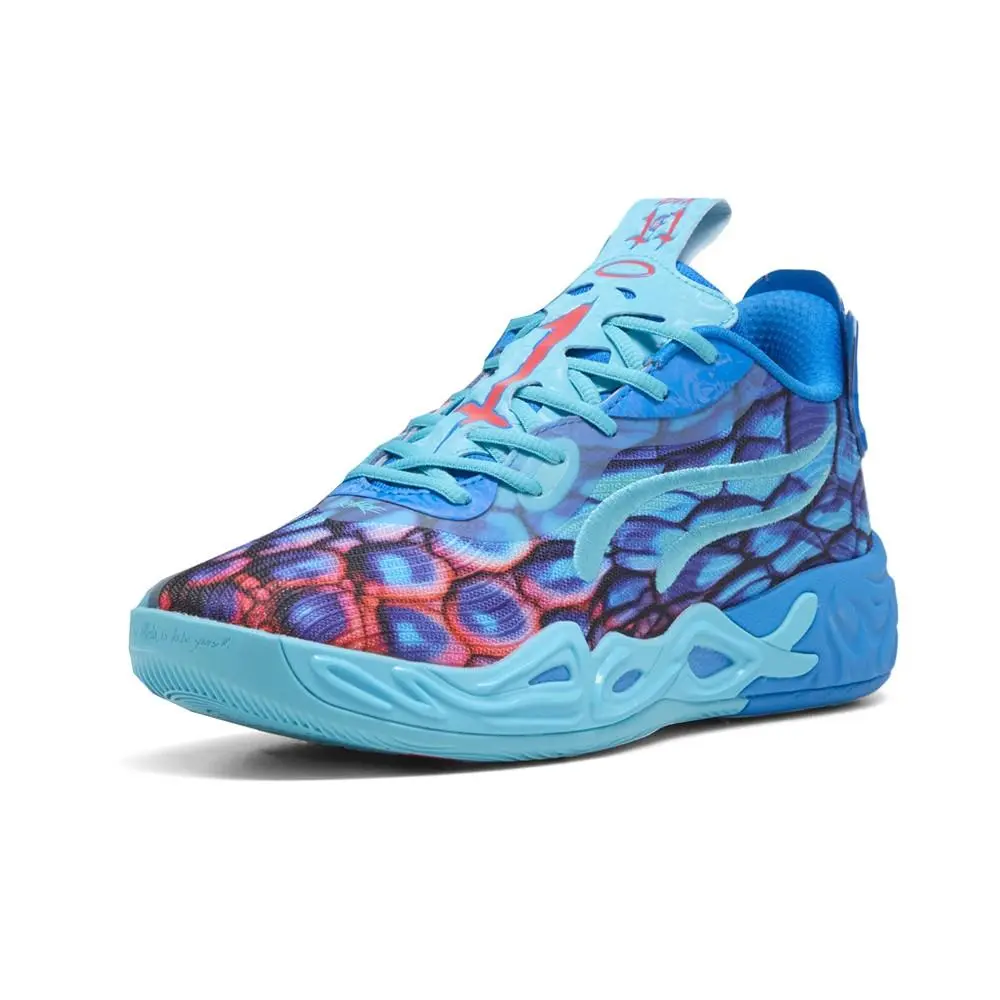 Puma shoes - PUMA  X Lamelo Ball Mb.04 Lo Alien Skins Basketball - 31131801 - Blue 6