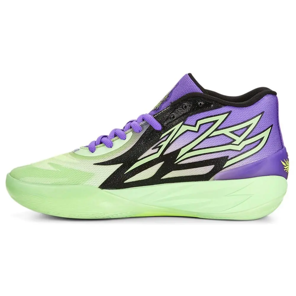 Puma shoes - PUMA Mb.01 X Rick And Morty Basketball - 37741102 - Green 1