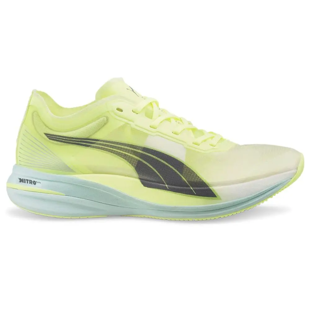 Puma Deviate Nitro Elite Running Womens Yellow Sneakers Athletic Shoes 37644402