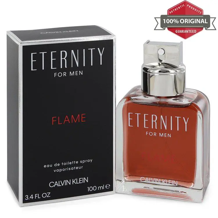 Eternity Flame Cologne 3.4 oz Edt Spray For Men by Calvin Kle by Calvin Klein