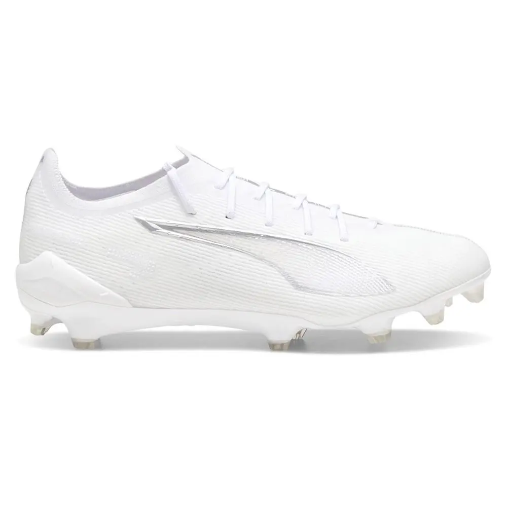 Puma Ultra 5 Ultimate Firm Ground Soccer Cleats Mens White Sneakers Athletic Sho