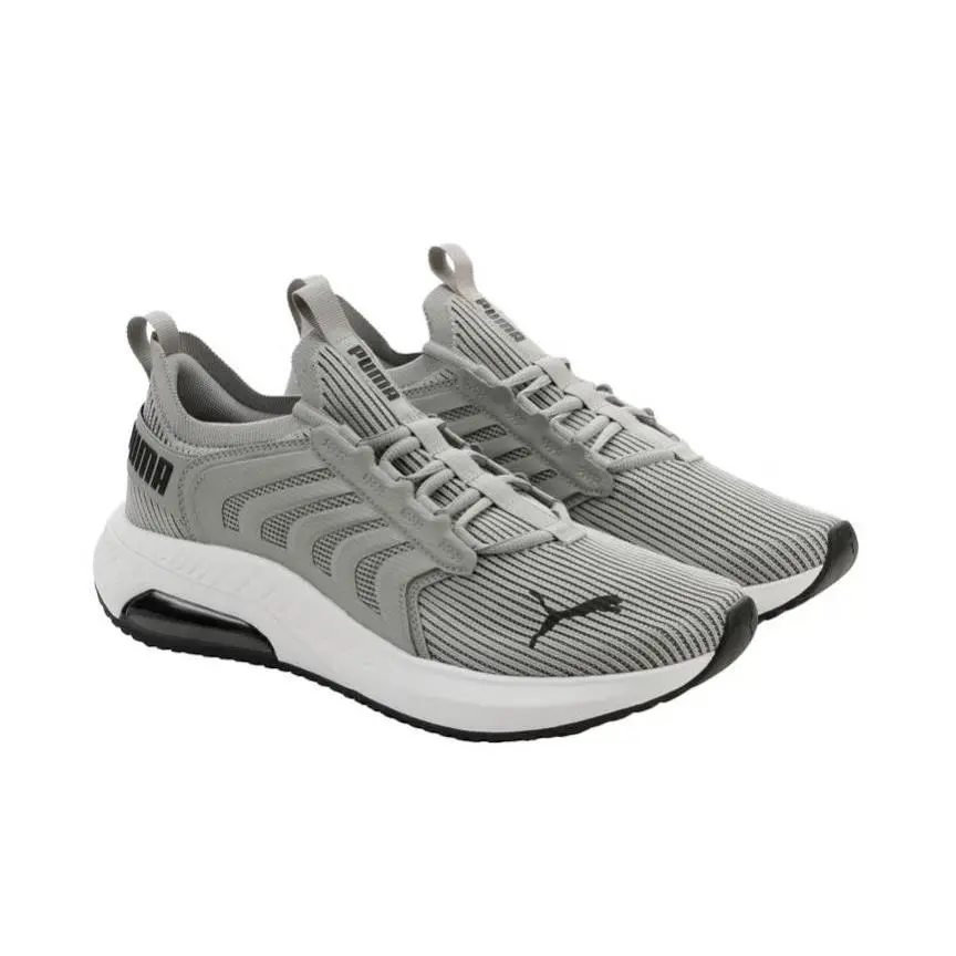 Puma Mens Sneakers Gray Grey Illumine C Shoes Slip-on Padded Athletic Gym Kicks