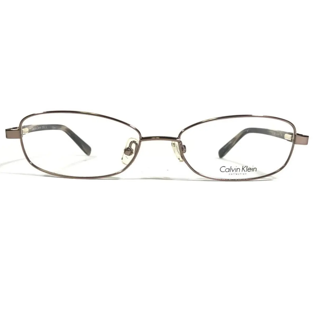 CK7241 241 Eyeglasses Frames Brown Rectangular Full Rim 51-16-135 by Calvin Klein