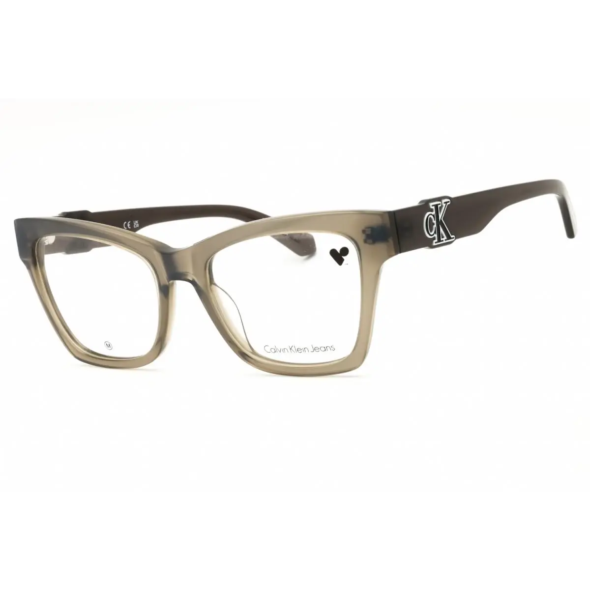 Jeans CKJ23646 050 Grey 52mm Eyeglasses by Calvin Klein