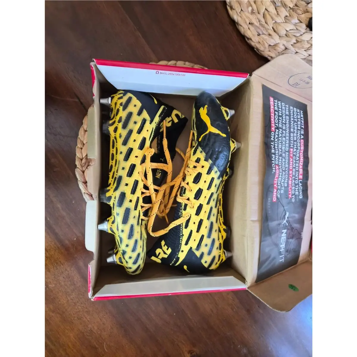 Puma shoes - Puma Future 5.1 Netfit Mxsg Soccer Cleats - 105788-02 - Yellow 8