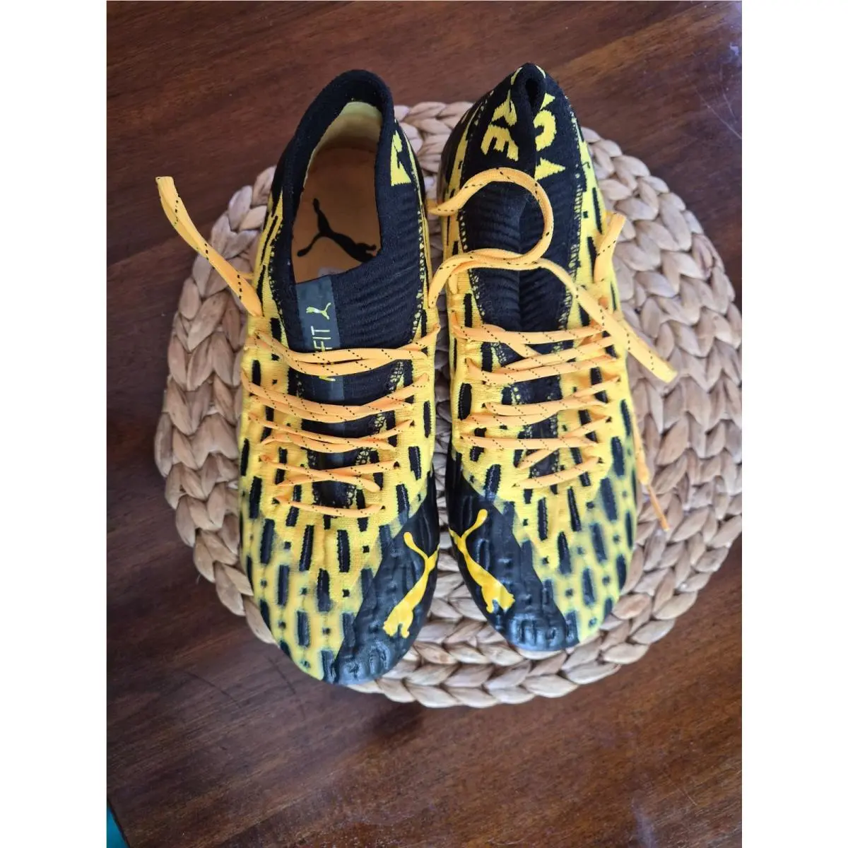 Puma shoes - Puma Future 5.1 Netfit Mxsg Soccer Cleats - 105788-02 - Yellow 2