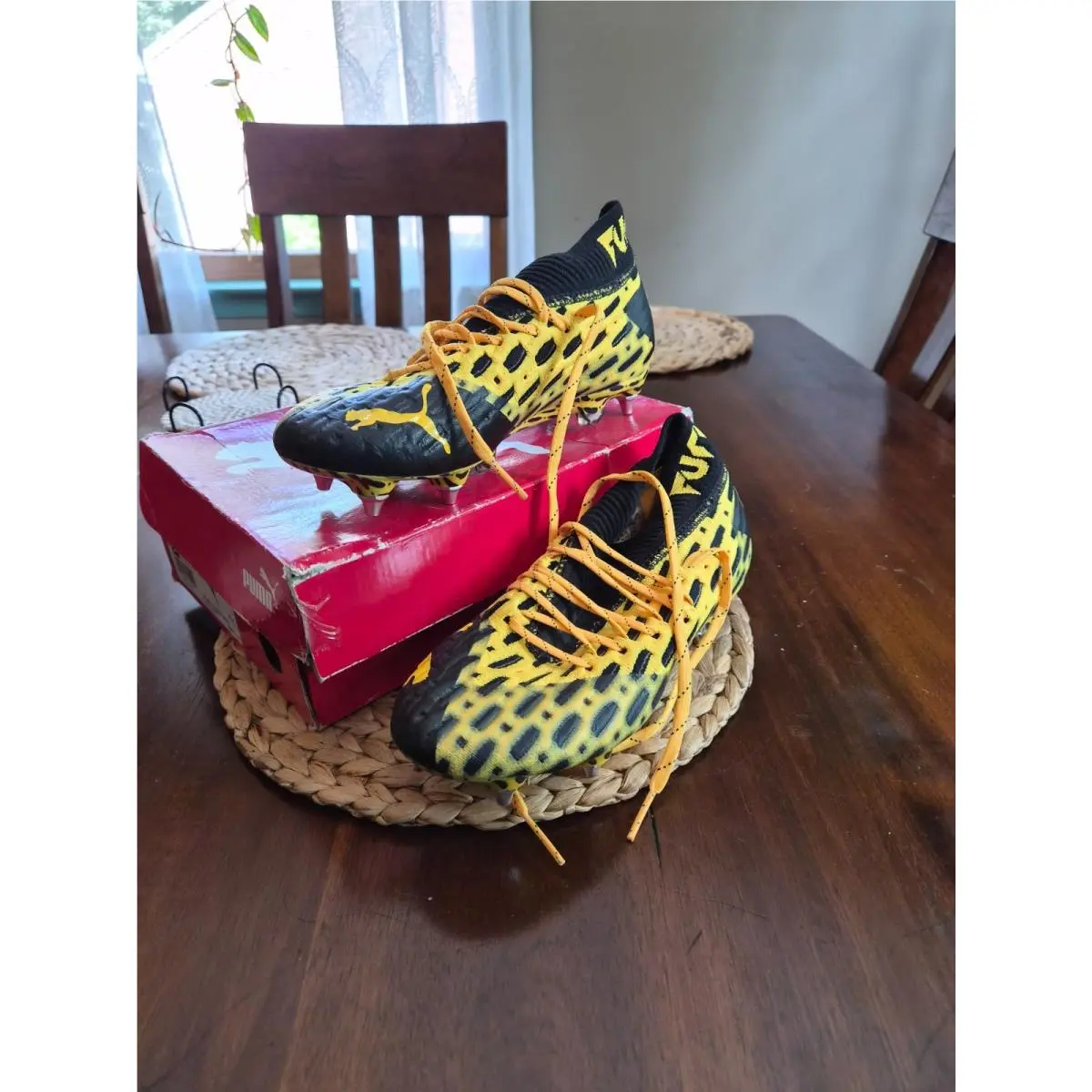 Puma shoes - Puma Future 5.1 Netfit Mxsg Soccer Cleats - 105788-02 - Yellow 6
