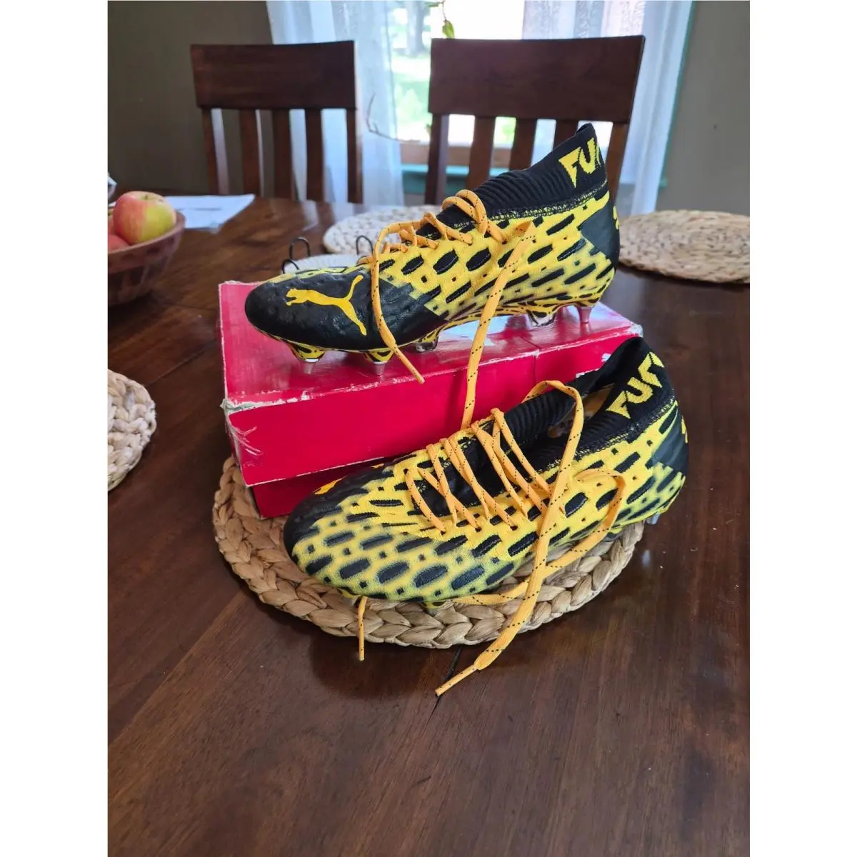 Puma shoes - Puma Future 5.1 Netfit Mxsg Soccer Cleats - 105788-02 - Yellow 7