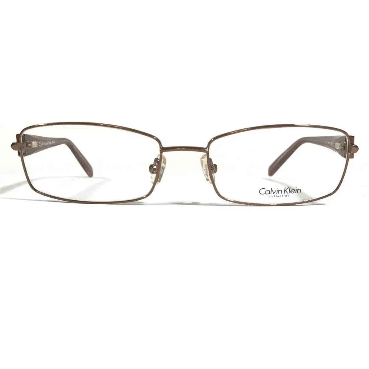 Calvin Klein 7204 278 Eyeglasses Frames Red Pink Rectangular Full Rim 54-17-135