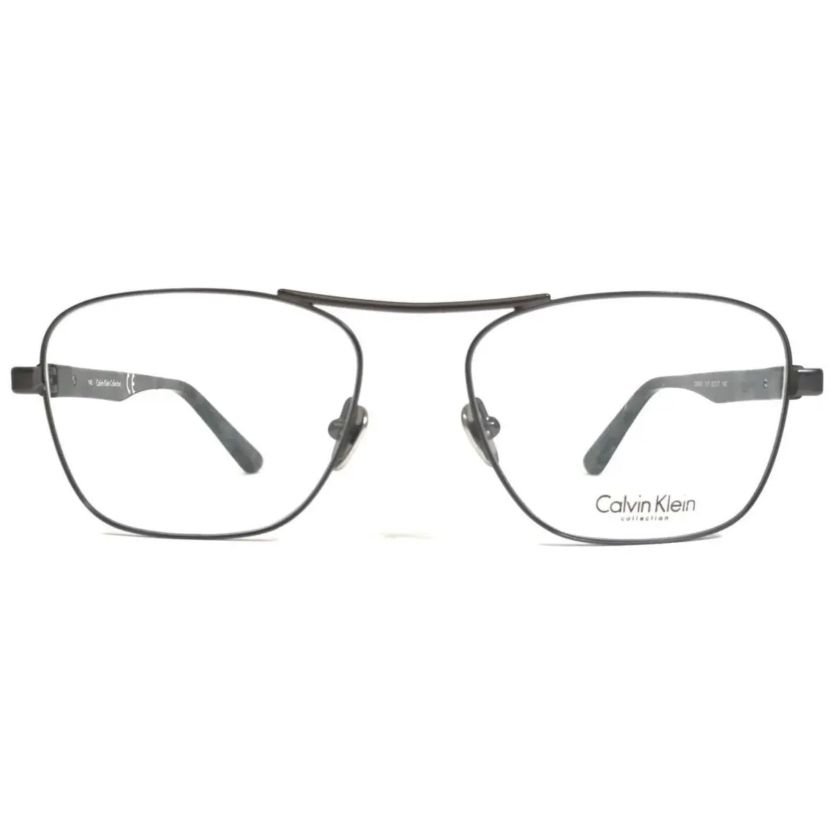 Eyeglasses Frames CK8043 015 Black Gray Square Full Rim 52-17-140 by Calvin Klein