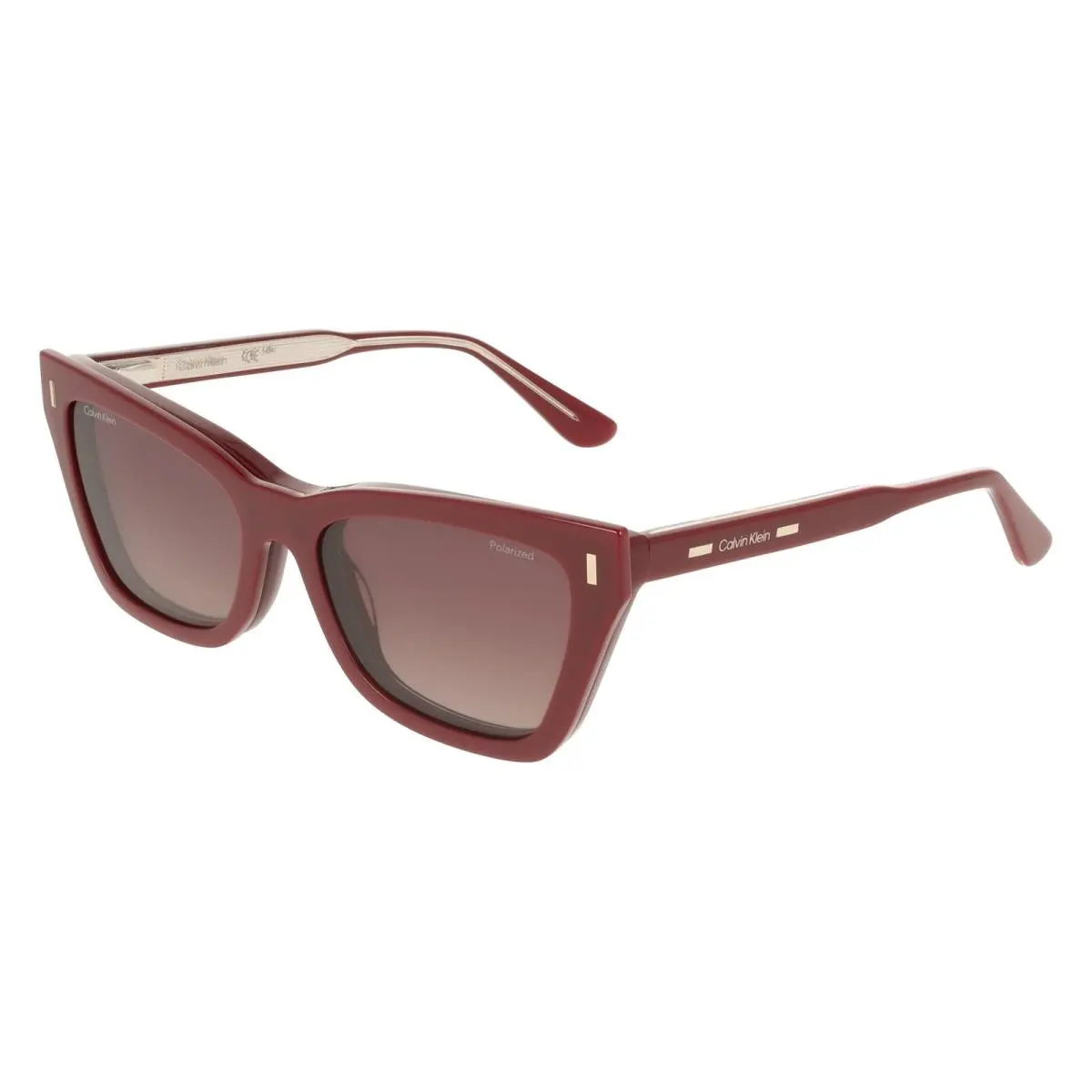 CK25531MAG-SET Eyeglasses 605 Burgundy by Calvin Klein