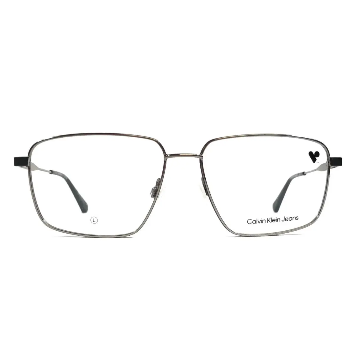 Jeans Eyeglasses Frames CKJ23203 001 Black Square 56-15-145 by Calvin Klein