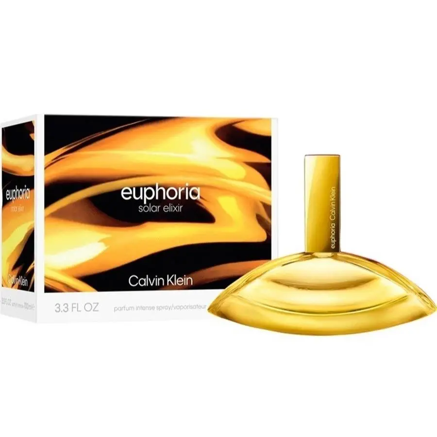 2026-EUPHORIA Solar Elixir -parfum INTEN-SPR-3.3 OZ-100ML-AUTH-SPA by Calvin Klein