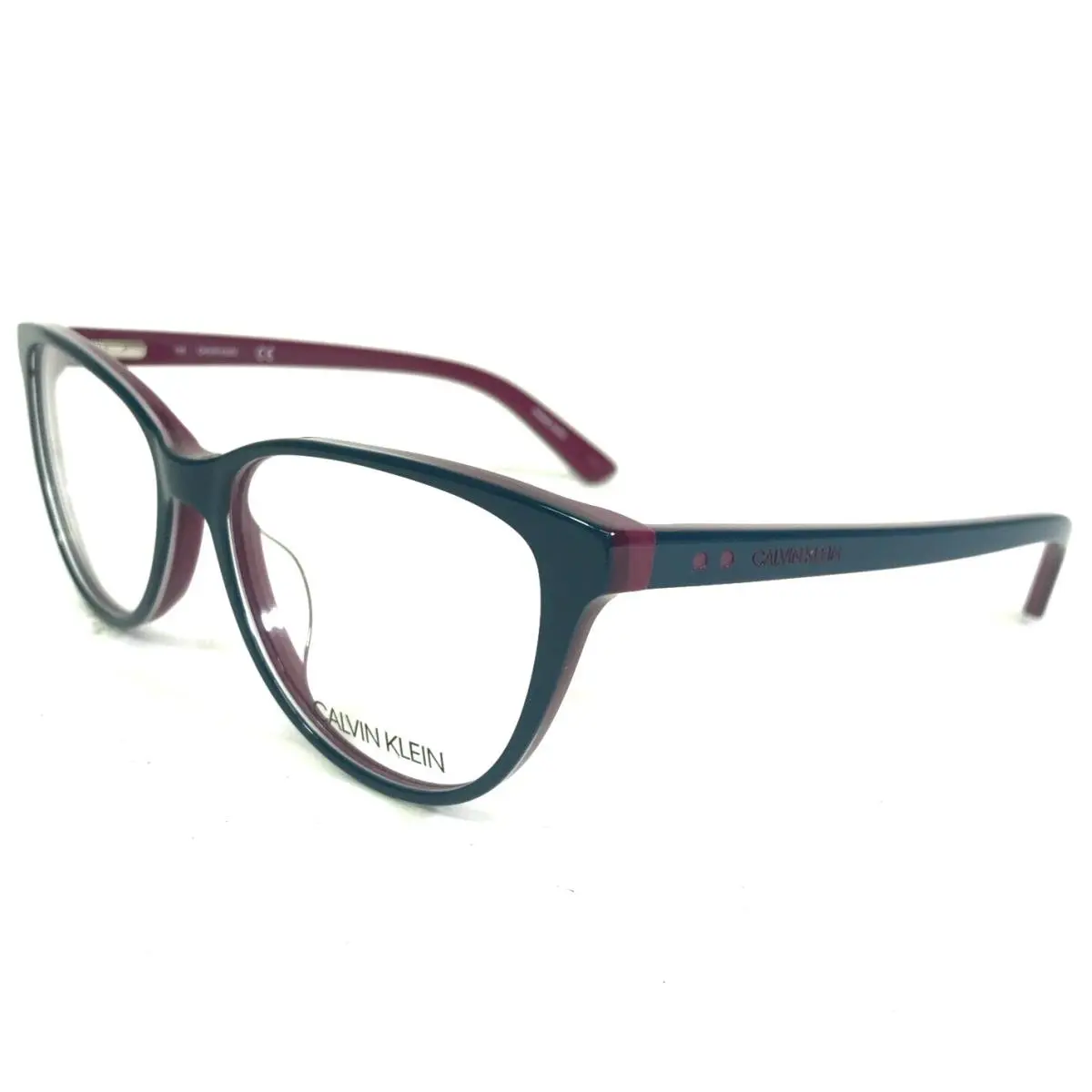 Eyeglasses Frames CK19516 435 Navy Blue Burgundy Purple 52-15-135 by Calvin Klein