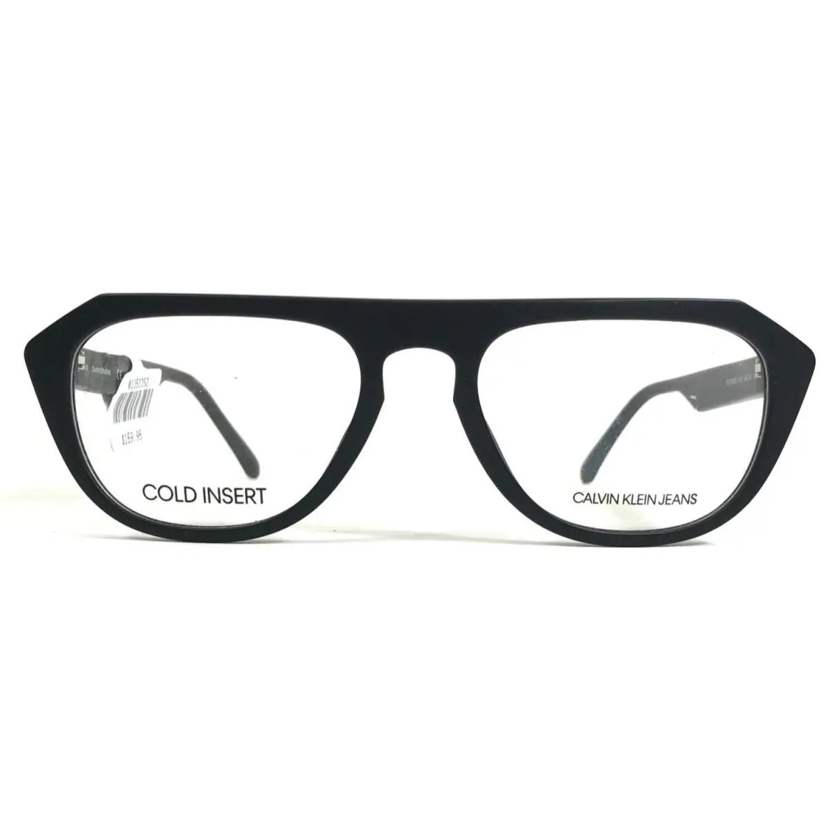Eyeglasses Frames CKJ19522 001 Black Square Full Rim 54-19-145 by Calvin Klein