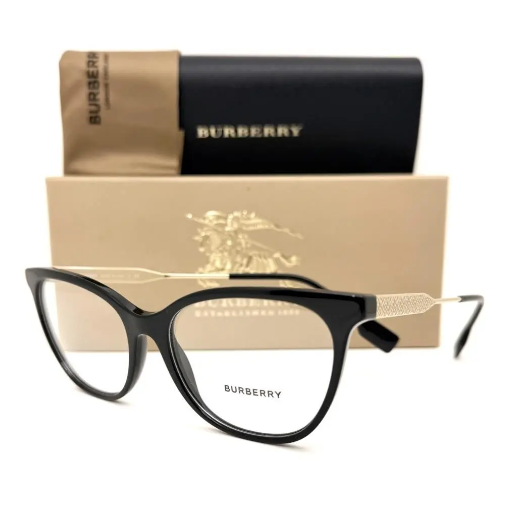 Eyeglasses Charlotte B 2333 3001 Black 53-16-140 with Case by Burberry