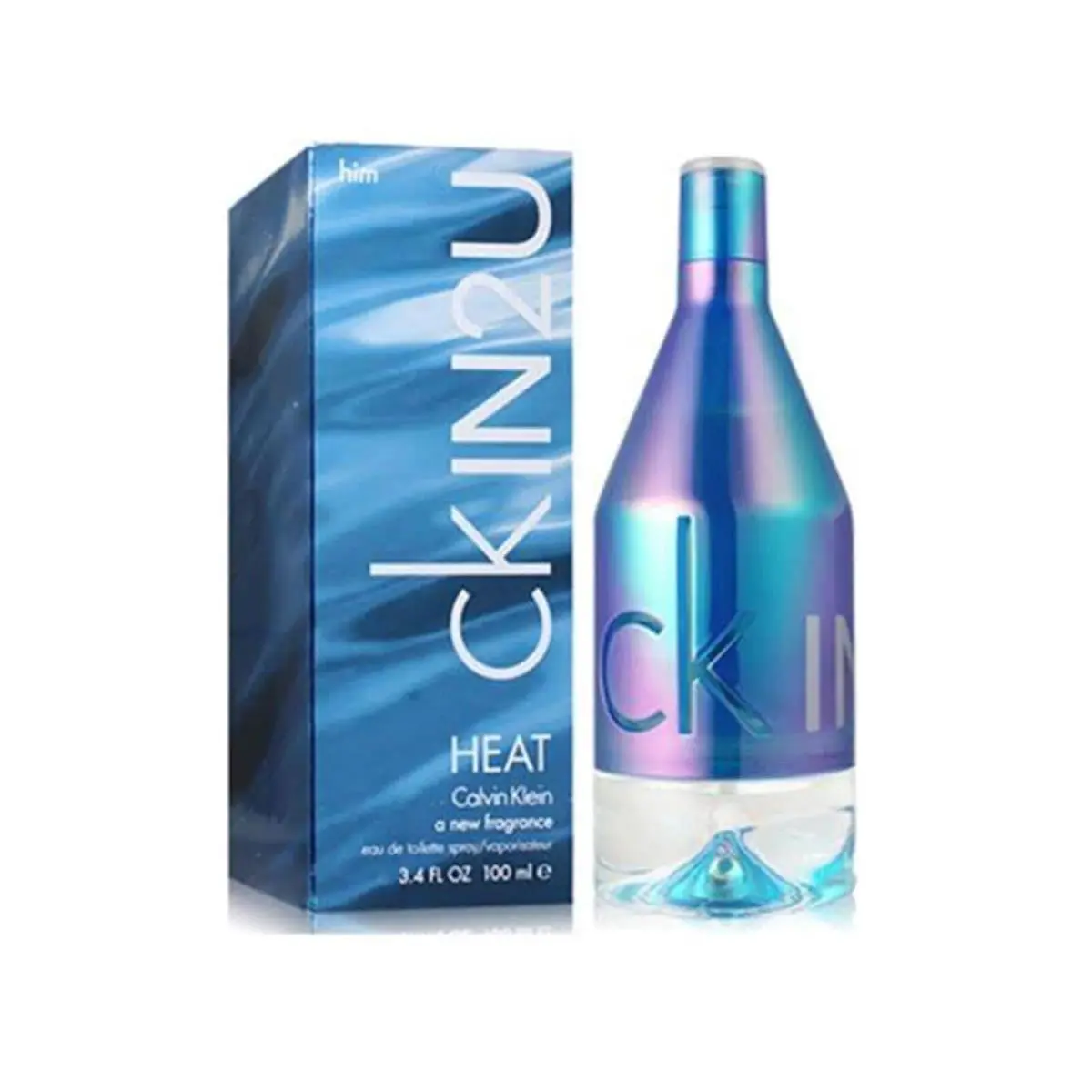 CK IN2U Heat  3.4oz Edt For Men by Calvin Klein