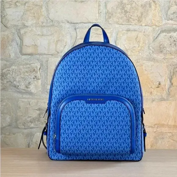 Jaycee Medium Backpack Bag/wallet Option Electric Blue by Michael Kors