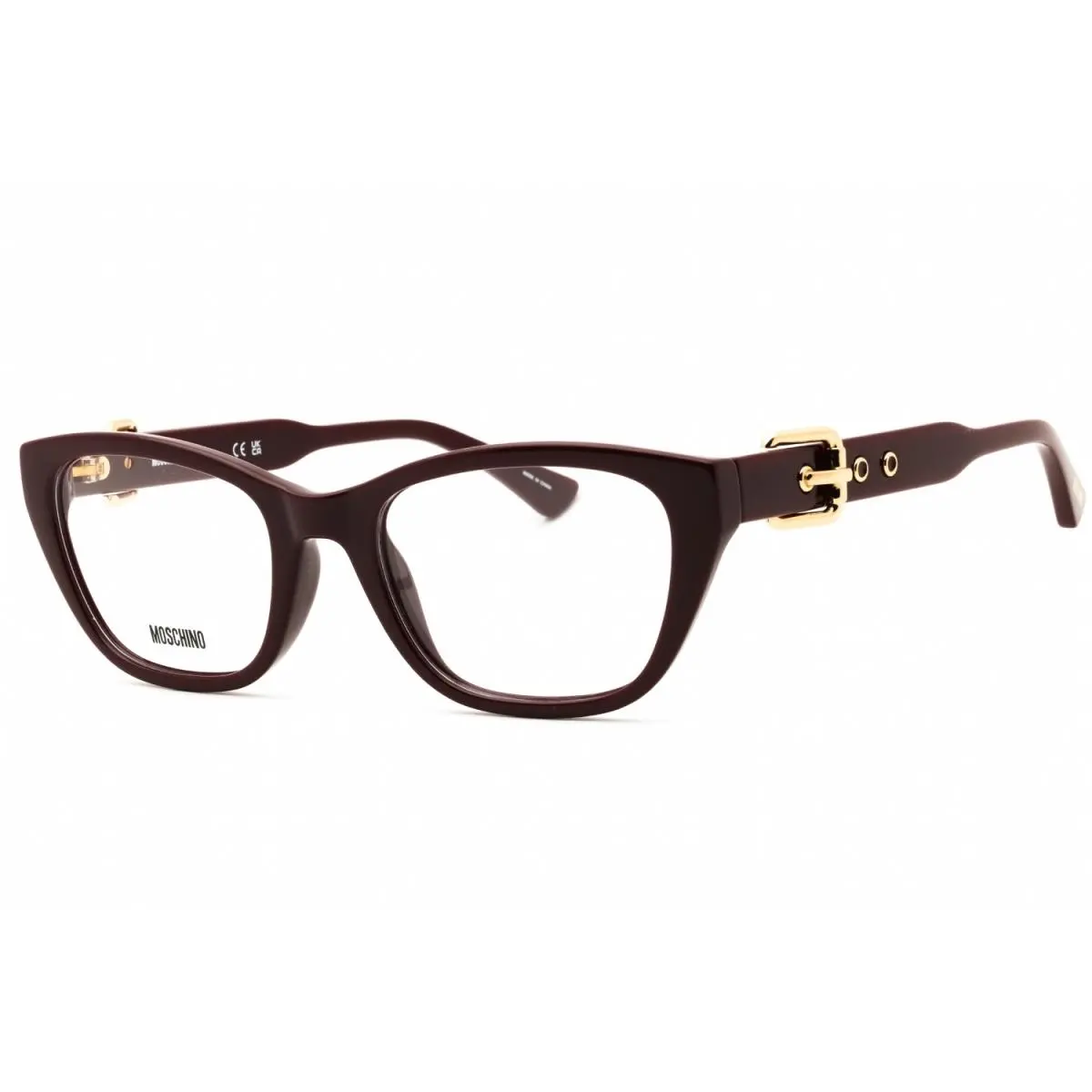 Moschino MOS608-LHF-51 Eyeglasses Frame Size 51mm 19mm 140mm Burgundy Women 827