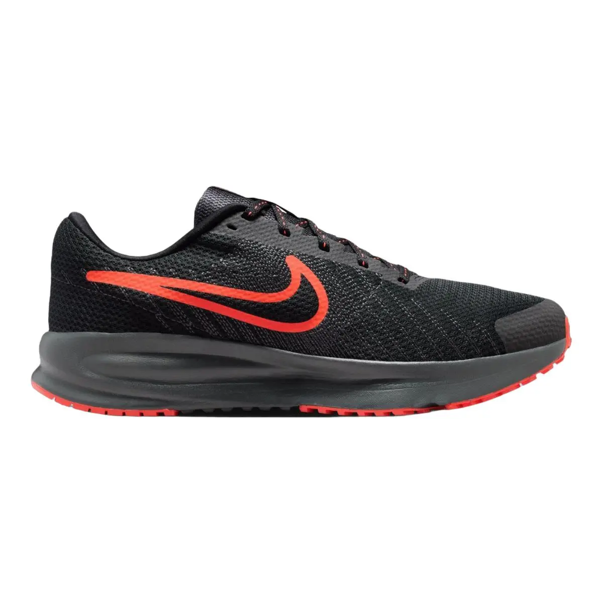 Nike Run Defy Mens Size 8-14 Lace Up Shoes Black Crimson HM9594-012