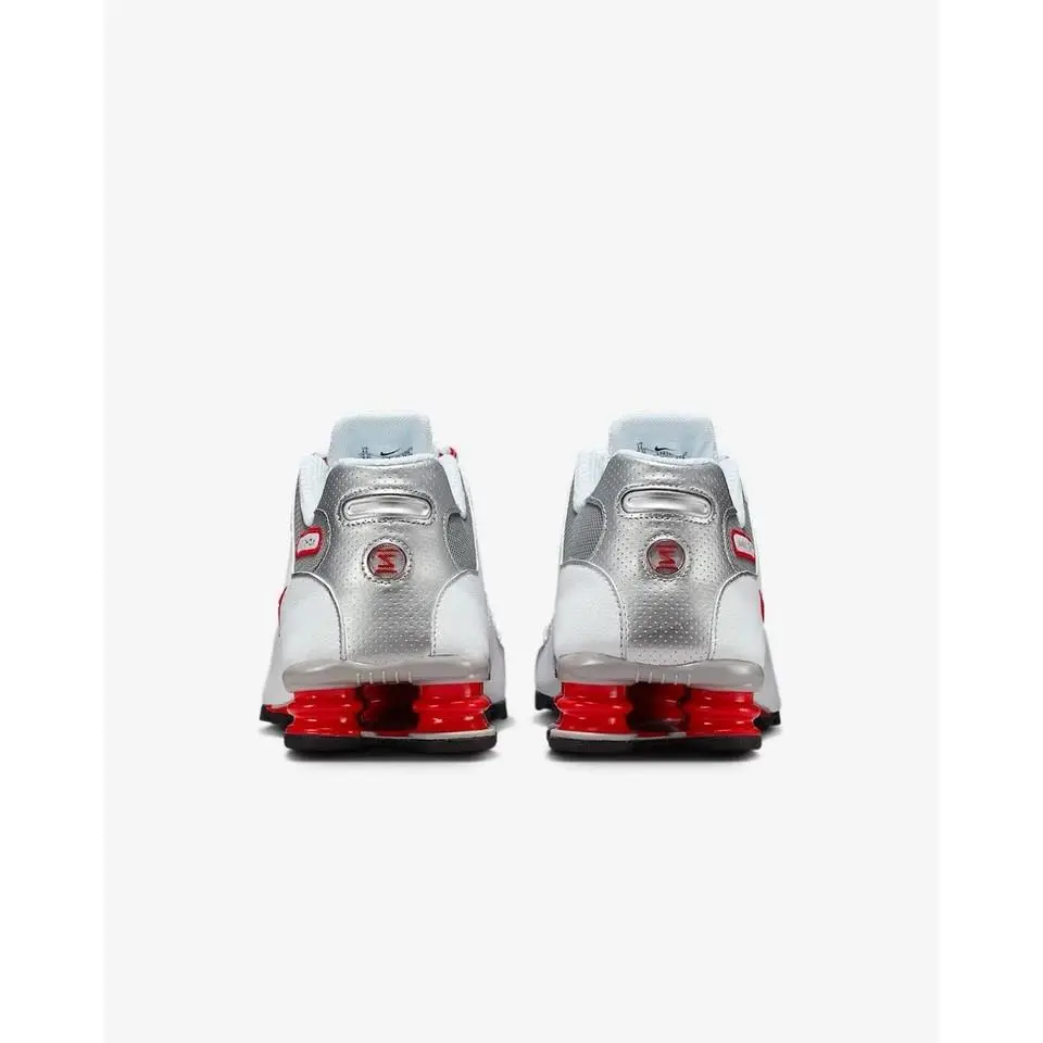 Nike shoes - Nike Shox NZ - Shox - 378341-104 - WHITE /METALLIC SILVER 9