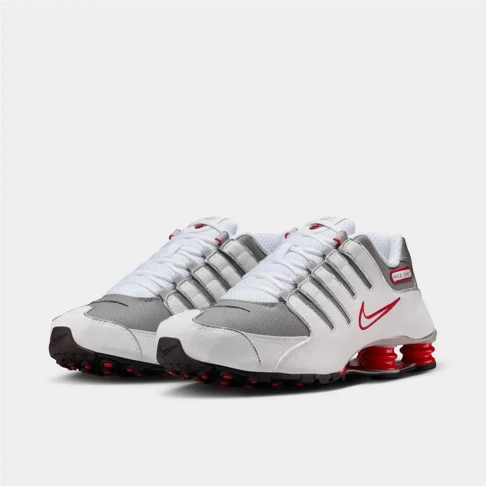 Nike shoes - Nike Shox NZ - Shox - 378341-104 - WHITE /METALLIC SILVER 6