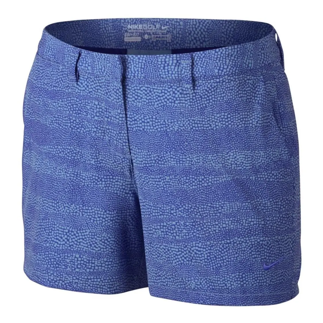 Nike Golf Printed 4.5 Paramount Blue Light Blue Shorts Womens Sz 12