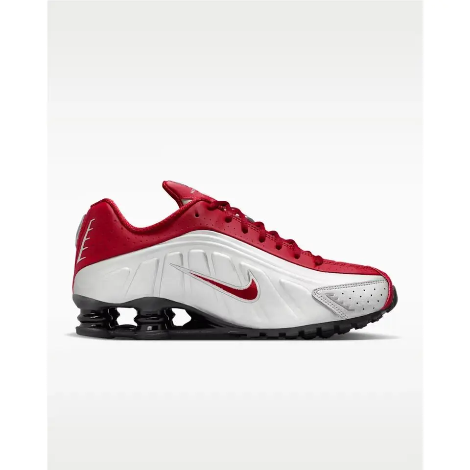 Nike shoes - Nike Shox - Shox - HQ1988 009 - METALLIC SILVER TEAM CRIMSON 1