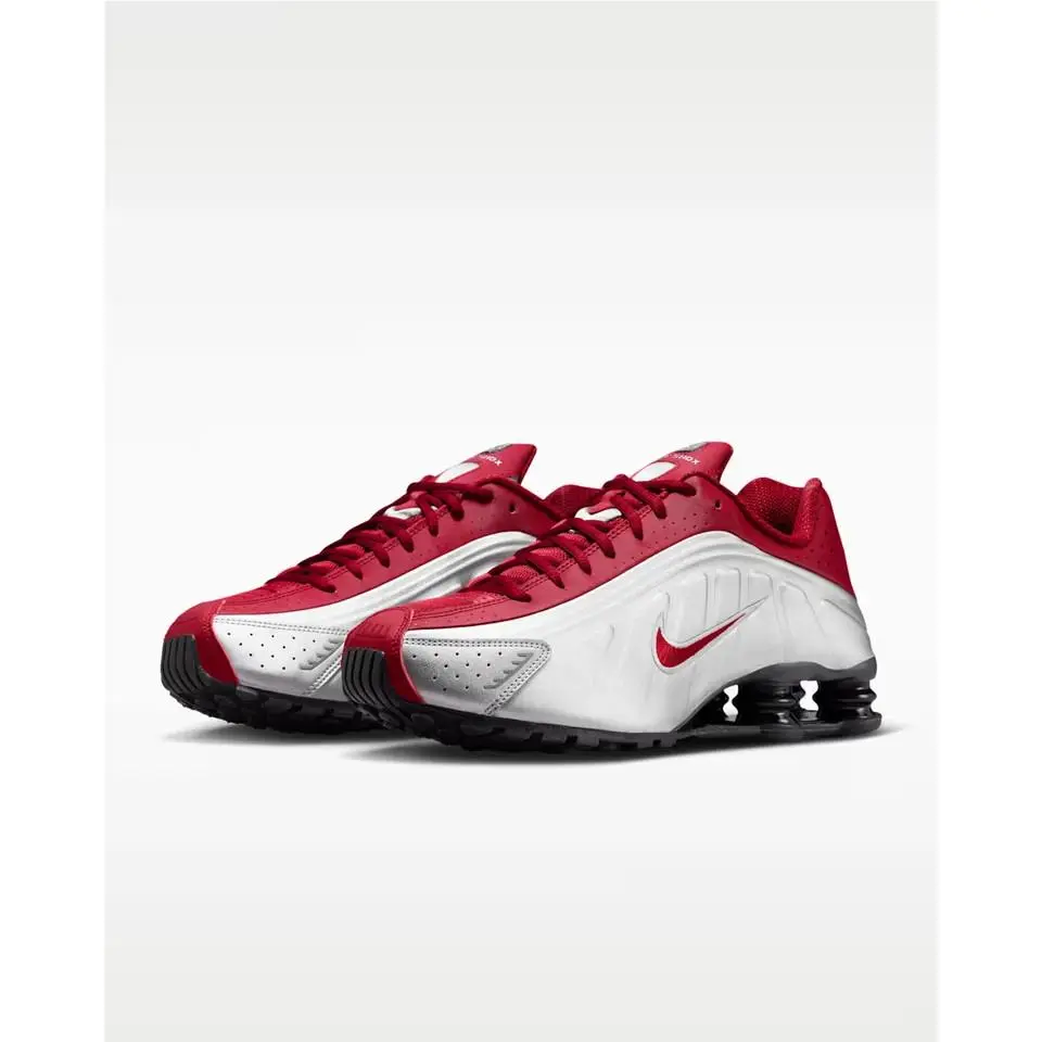 Nike shoes - Nike Shox - Shox - HQ1988 009 - METALLIC SILVER TEAM CRIMSON 2