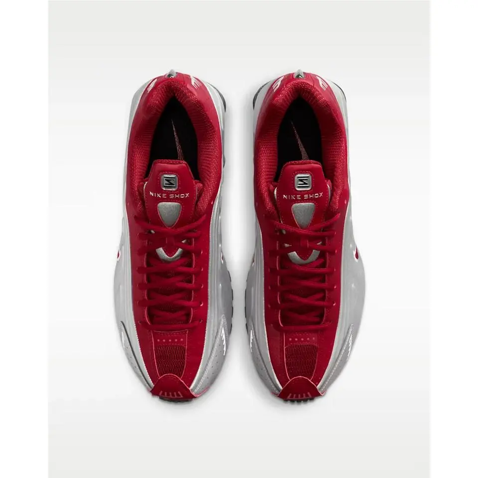 Nike shoes - Nike Shox - Shox - HQ1988 009 - METALLIC SILVER TEAM CRIMSON 3