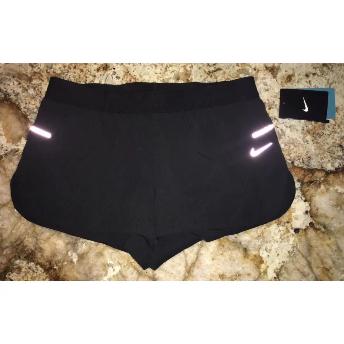 Nike clothing - NIKE Woven Race Run Speed Running Shorts - 686005 - Black, Main: Black 9