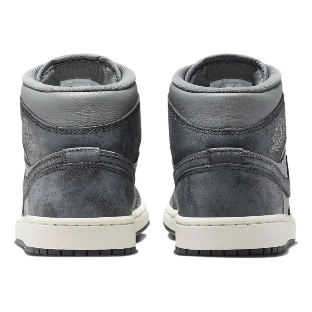 Nike shoes - Women`s Air Jordan 1 Mid SE - FJ3448-001 - Smoke Grey 2