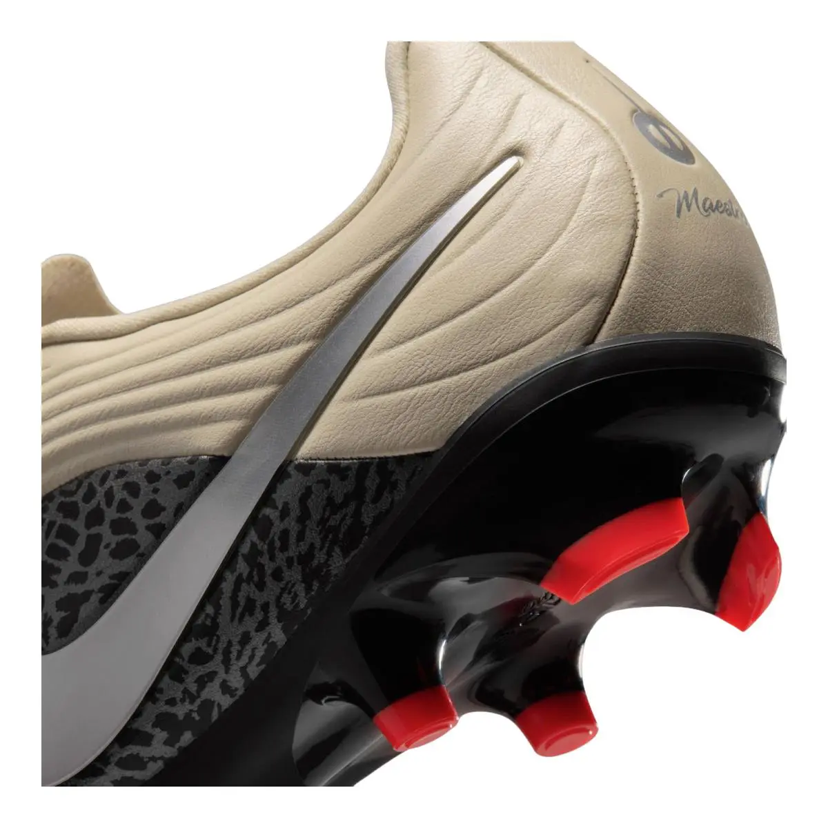 Nike shoes - NIKE Tiempo Maestro Academy FG/MG - IO8461-201 - (NU)Fossil/Metallic Silver/Burgundy Crush 6
