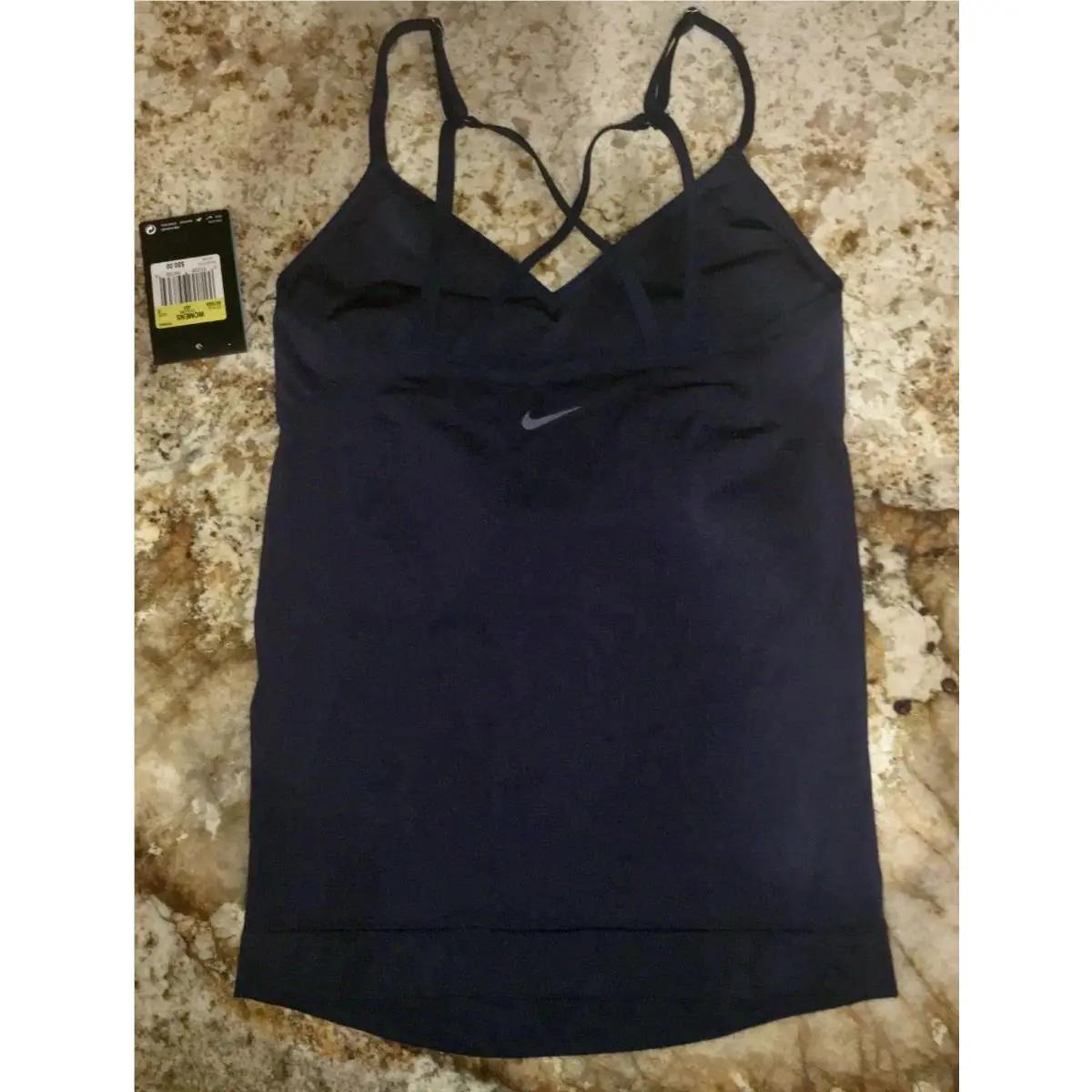 Nike clothing - NIKE Zoned Sculpt Strappy Tight Training Tank Top - 807559 - Blue 3