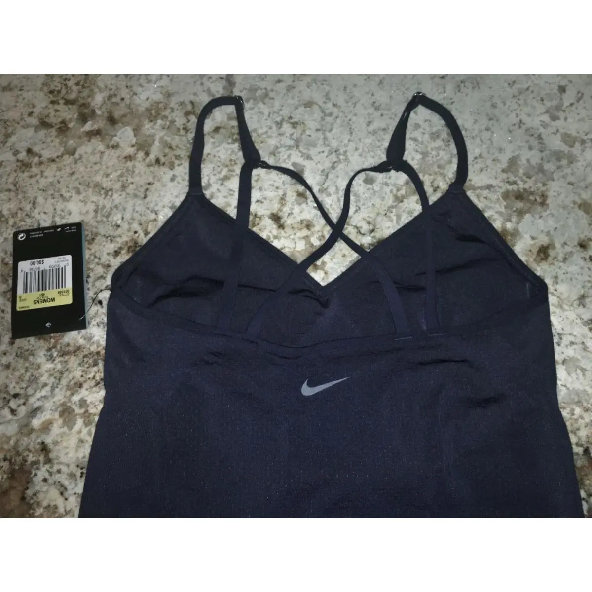 Nike clothing - NIKE Zoned Sculpt Strappy Tight Training Tank Top - 807559 - Blue 4