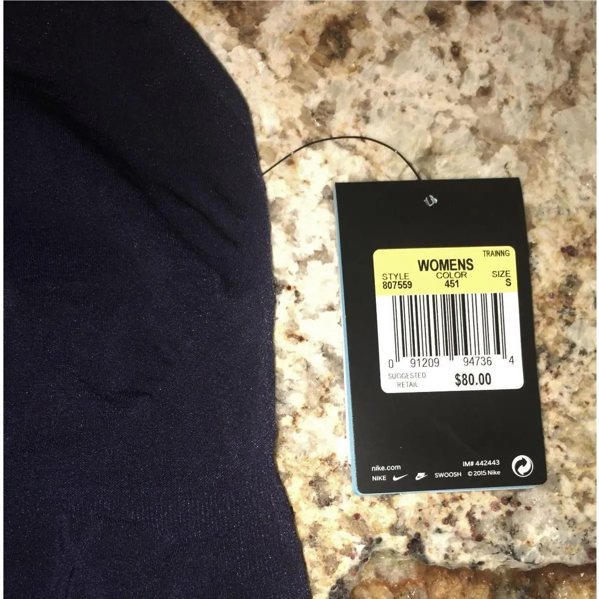 Nike clothing - NIKE Zoned Sculpt Strappy Tight Training Tank Top - 807559 - Blue 5