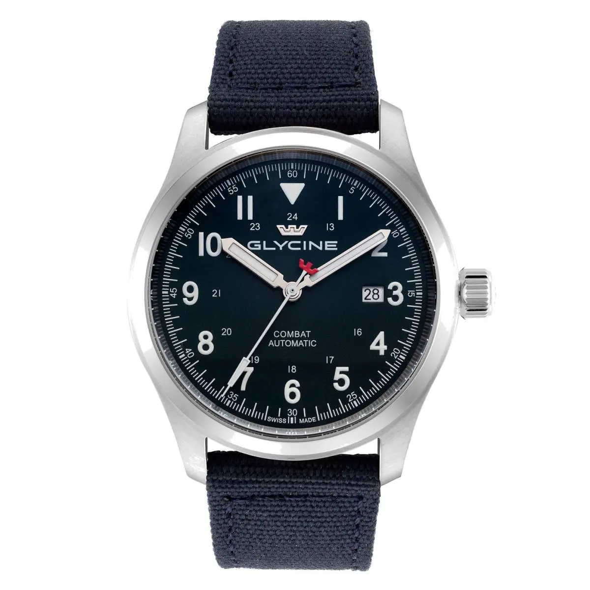 Glycine Combat Field Automatic Blue Dial Men`s Watch GL0569