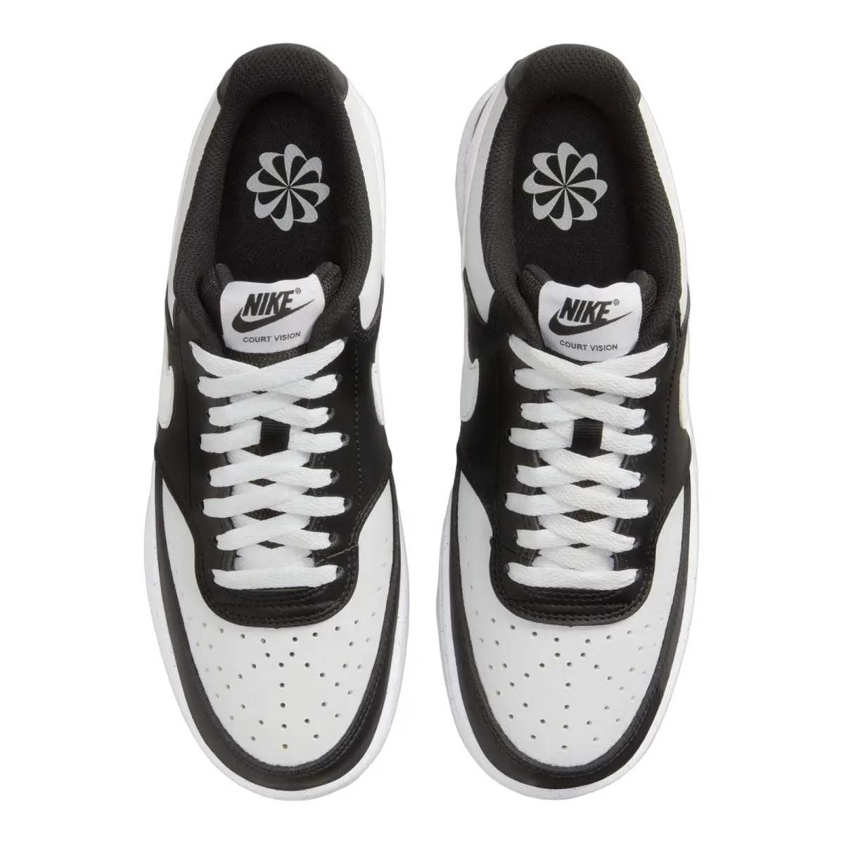 Nike shoes - NIKE Court Vision Low Next Nature - DH3158-003 - Black/White 1