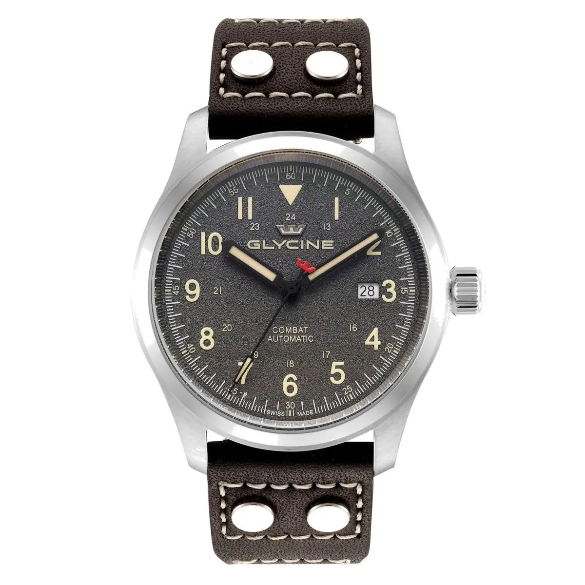 Glycine Combat Field Automatic Grey Dial Men`s Watch GL0576