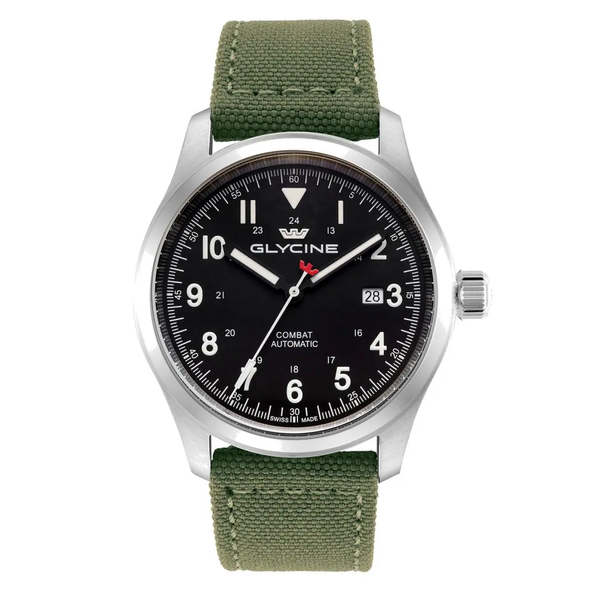 Glycine Men`s Combat Field 40mm Automatic Fiber Watch GL0585