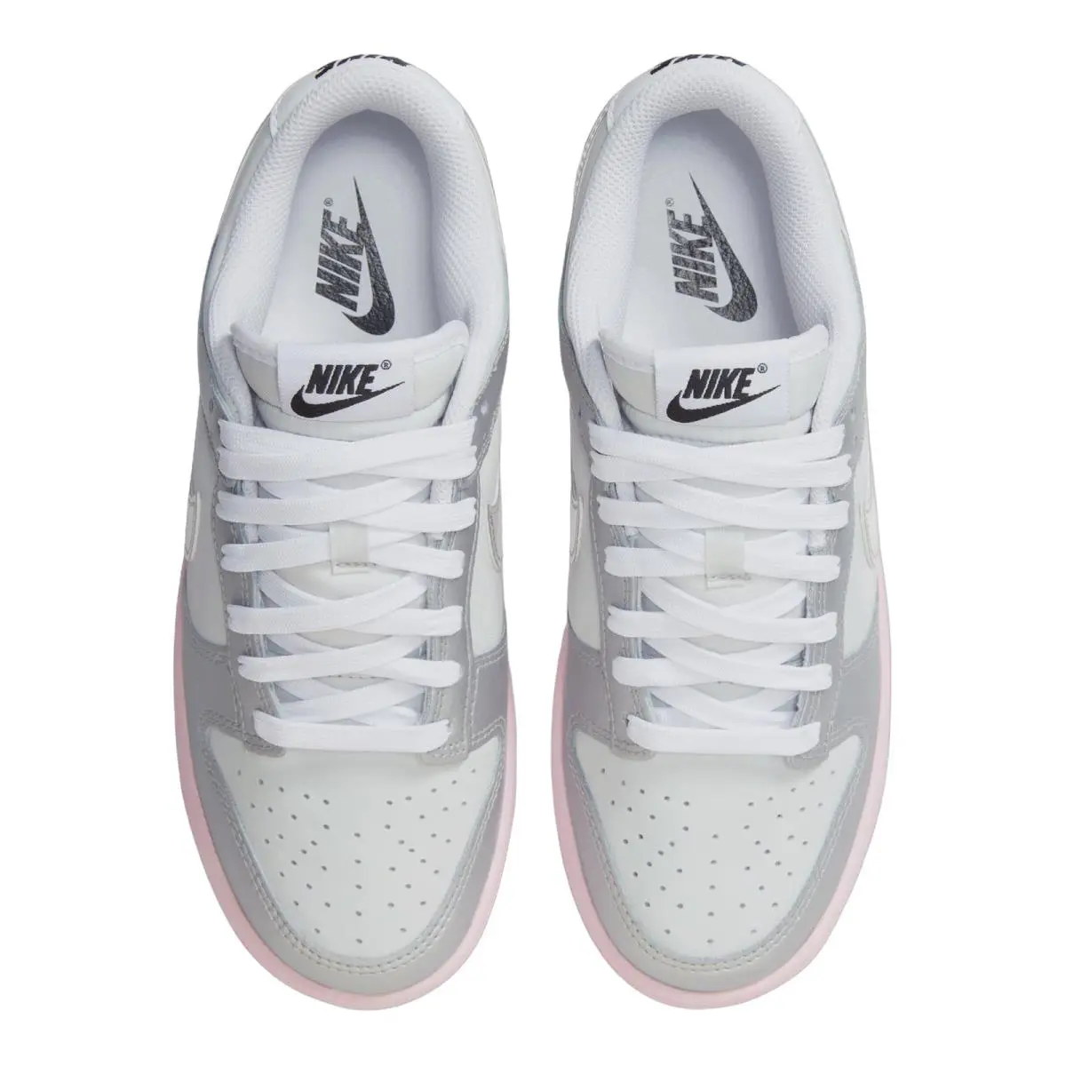 Nike shoes - NIKE Dunk Low LX - Dunk Low - HM3698-006 - Photon Dust/Metallic Silver-Pink Foam-Medium Soft Pink 0