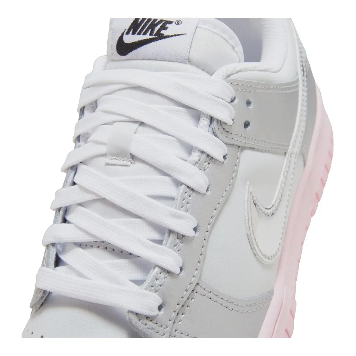 Nike shoes - NIKE Dunk Low LX - Dunk Low - HM3698-006 - Photon Dust/Metallic Silver-Pink Foam-Medium Soft Pink 3