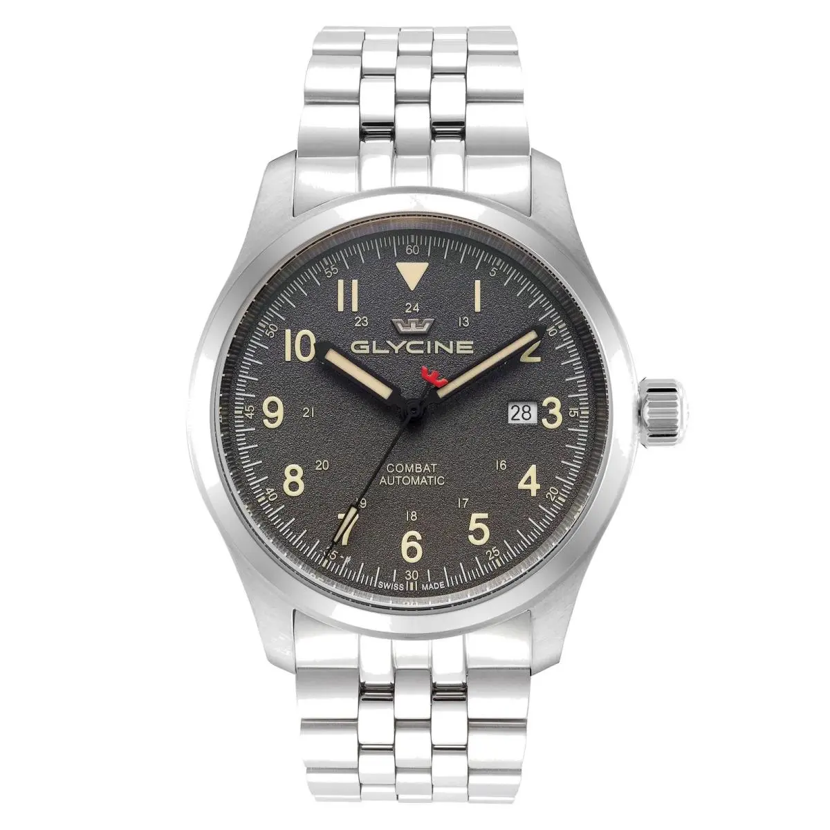 Glycine Combat Field Automatic Grey Dial Men`s Watch GL0575